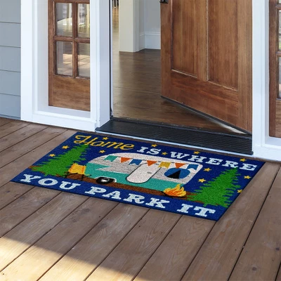Home Is Where You Park It Coir Everyday Doormat 30" X 18" Indoor Outdoor Briarwood Lane 1 Home Is Where You Park It Coir Everyday Doormat 30" X 18" Indoor Outdoor Briarwood Lane