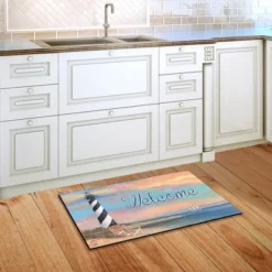 Briarwood Lane Coastal Lighthouse Summer Doormat Welcome Pier Indoor Outdoor 30" X 18" -Home Decor Store GUEST 0273abfe 3031 42bc 8665 6928c10cd3b4