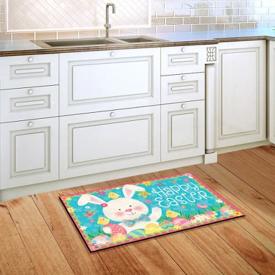 Briarwood Lane Easter Bunny And Chicks Primitive Doormat Primitive Indoor Outdoor 30" X 18" 3 Briarwood Lane Easter Bunny And Chicks Primitive Doormat Primitive Indoor Outdoor 30" X 18" - Image 3