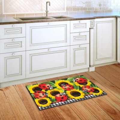 Briarwood Lane Ladybugs And Sunflowers Summer Doormat Floral Everyday Indoor Outdoor 30" X 18" 3 Briarwood Lane Ladybugs And Sunflowers Summer Doormat Floral Everyday Indoor Outdoor 30" X 18" - Image 3