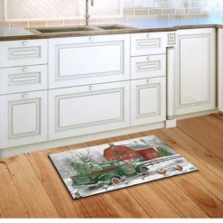 Christmas On The Farm Doormat 30" X 18" Indoor Outdoor Briarwood Lane 7 Christmas On The Farm Doormat 30" X 18" Indoor Outdoor Briarwood Lane -Home Decor Store GUEST 168810cc eccb 4dec b62e 210ff2690684