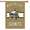 Briarwood Lane Retro New Orleans Saints House Flag NFL Double-Sided 28" X 40"