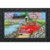 Spring Covered Bridge Doormat Pickup Truck Indoor Outdoor 30" X 18" Briarwood Lane
