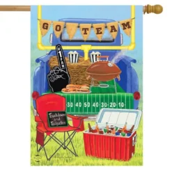 Briarwood Lane Tailgate Truck Summer House Flag Football Sports Goal Post 28" X 40"