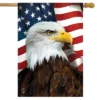 American Eagle Patriotic House Flag USA 28" X 40" Briarwood Lane