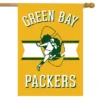 Briarwood Lane Retro Green Bay Packers House Flag NFL Double-Sided 28" X 40"