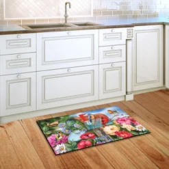 Birds And Mailbox Spring Doormat Floral Indoor Outdoor 30" X 18" Briarwood Lane -Home Decor Store GUEST 2a42a92e cbaf 4eaa a239 5597daef97e8