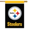 Briarwood Lane Pittsburgh Steelers House Flag NFL Licensed 28" X 40"