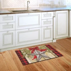 Briarwood Lane Festive Barnstar Winter Doormat Primitive Cardinal -Home Decor Store GUEST 331450bf 25d1 40f4 be5a 10910f2debf1