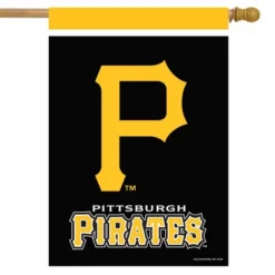 Briarwood Lane Pittsburgh Pirates House Flag MLB Licensed 28" X 40"