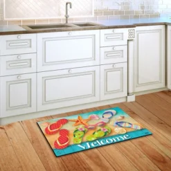 Briarwood Lane Surfside Flip Flops Summer Doormat Welcome Beach Indoor Outdoor 30" X 18" -Home Decor Store GUEST 373393b0 7c57 48a4 859c 8e2999a0ab59