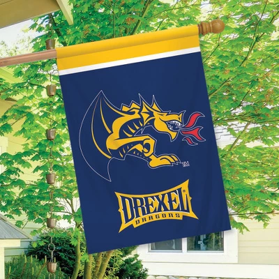 Briarwood Lane Drexel University NCAA Licensed House Flag 28" X 40" 2 Briarwood Lane Drexel University NCAA Licensed House Flag 28" X 40" - Image 2