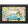Briarwood Lane Tropical Pickup Truck Summer Doormat Floral Surfboards Indoor Outdoor 30" X 18"