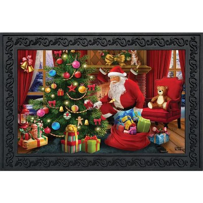 Briarwood Lane The Magic Of Christmas Doormat Santa Claus Tree In 1 Briarwood Lane The Magic Of Christmas Doormat Santa Claus Tree In