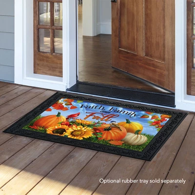 Faith Family And Fall Doormat 18" X 30" Indoor Outdoor Briarwood Lane 3 Faith Family And Fall Doormat 18" X 30" Indoor Outdoor Briarwood Lane - Image 3