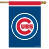 Briarwood Lane Chicago Cubs House Flag MLB Licensed 28" X 40"