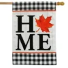 Fall Home Burlap House Flag 40" X 28" Briarwood Lane