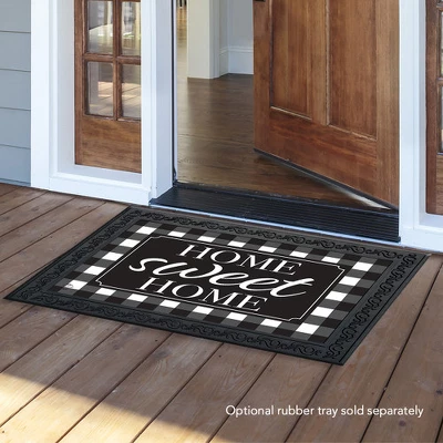Home Sweet Home Checkers Spring Doormat Indoor Outdoor 30" X 18" Briarwood Lane 2 Home Sweet Home Checkers Spring Doormat Indoor Outdoor 30" X 18" Briarwood Lane - Image 2