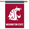 Briarwood Lane Washington State Cougars House Flag NCAA Licensed 28" X 40"