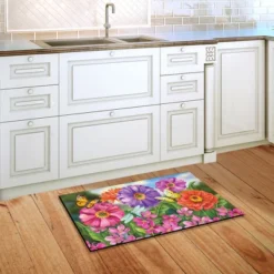 Zinnias In Bloom Spring Doormat Indoor Outdoor 30" X 18" Briarwood Lane 5 Zinnias In Bloom Spring Doormat Indoor Outdoor 30" X 18" Briarwood Lane -Home Decor Store GUEST 4a3e2d89 39d9 4f46 a96f c32bf13c362e
