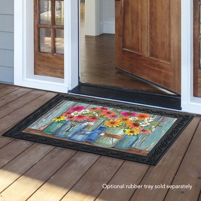 Farm Fresh Flowers Spring Doormat Indoor Outdoor 30" X 18" Briarwood Lane 2 Farm Fresh Flowers Spring Doormat Indoor Outdoor 30" X 18" Briarwood Lane - Image 2