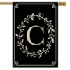 Briarwood Lane Classic Monogram Letter C House Flag Double-Sided 28" X 40"