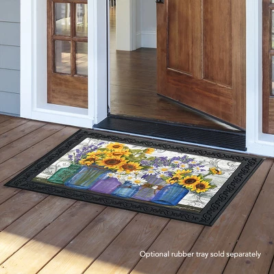 Rustic Sunflowers Summer Doormat Indoor Outdoor 30" X 18" Briarwood Lane 2 Rustic Sunflowers Summer Doormat Indoor Outdoor 30" X 18" Briarwood Lane - Image 2