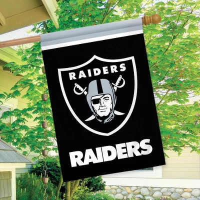 Briarwood Lane Las Vegas Raiders House Flag NFL Licensed 28" X 40" 2 Briarwood Lane Las Vegas Raiders House Flag NFL Licensed 28" X 40" - Image 2