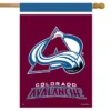 Briarwood Lane Colorado Avalanche House Flag NHL Licensed 28" X 40"