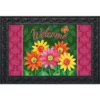 Welcome Daisies Spring Doormat Floral Indoor Outdoor 30" X 18" Briarwood Lane