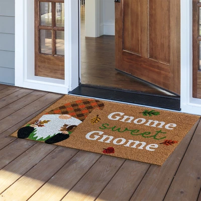 Fall Gnome Coir Doormat 30" X 18" Indoor Outdoor Briarwood Lane 1 Fall Gnome Coir Doormat 30" X 18" Indoor Outdoor Briarwood Lane