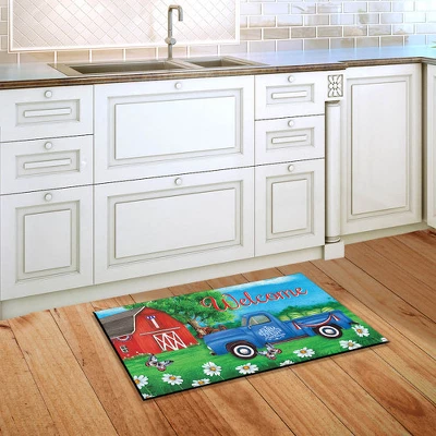 Sunshine Barn Summer Doormat Farm Fresh Indoor Outdoor 30" X 18" Briarwood Lane 3 Sunshine Barn Summer Doormat Farm Fresh Indoor Outdoor 30" X 18" Briarwood Lane - Image 3