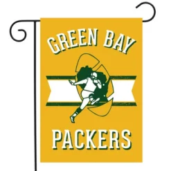 Briarwood Lane Retro Green Bay Packers Garden Flag NFL Double-Sided 18" X 12.5"