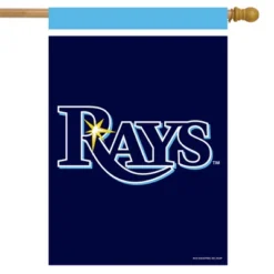 Briarwood Lane Tampa Bay Rays House Flag MLB Licensed 28" X 40"