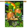 Briarwood Lane Irish Gnomes St. Patrick's Day House Flag 28" X 40