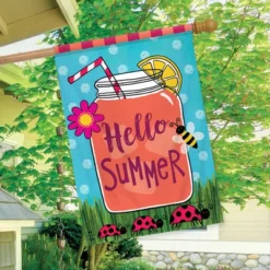 Briarwood Lane Welcome Summer Lemonade House Flag Mason Jar Ladyb -Home Decor Store GUEST 7a8c4d56 933d 491e a5c2 1df54e17a588
