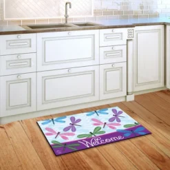 Briarwood Lane Welcome Dragonflies Spring Doormat Everyday Indoor Outdoor 30" X 18" -Home Decor Store GUEST 7afecd37 f0a8 4d40 a13d c1c8ed2e0faa