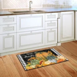 Briarwood Lane Checkered Give Thanks Primitive Doormat Thanksgivi -Home Decor Store GUEST 7c48f6ab 4d9b 4129 afee 601d6a906db3