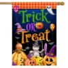 Trick Or Treat Party House Flag 28" X 40" Briarwood Lane