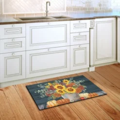 Sunflowers And Hydrangeas Fall Doormat Floral Pumpkins 30" X 18" Briarwood Lane -Home Decor Store GUEST 81a324bc 35d0 45cc 9f22 f071fcf2e11f