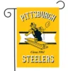 Briarwood Lane Retro Pittsburgh Steelers Garden Flag NFL Double-Sided 12.5"x18"