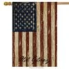 Briarwood Lane Old Glory Patriotic House Flag Vintage American Flag 28" X 40"