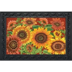 Home Decor Store 7 Briarwood Lane Colorful Sunflowers Fall Doormat Welcome Autumn Fl