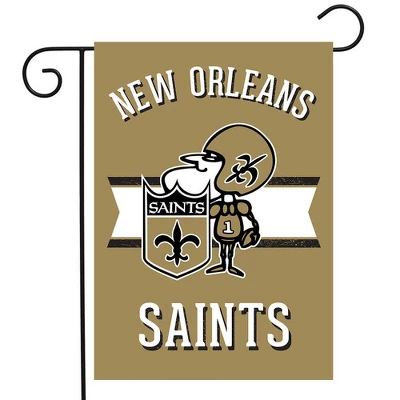 Briarwood Lane Retro New Orleans Saints Garden Flag NFL Double-Sided 18" X 12.5" 1 Briarwood Lane Retro New Orleans Saints Garden Flag NFL Double-Sided 18" X 12.5"