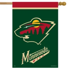 Briarwood Lane Minnesota Wild House Flag NHL Licensed 28" X 40"