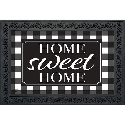 Home Sweet Home Checkers Spring Doormat Indoor Outdoor 30" X 18" Briarwood Lane 1 Home Sweet Home Checkers Spring Doormat Indoor Outdoor 30" X 18" Briarwood Lane
