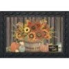 Hello Fall Floral Primitive Doormat Autumn Indoor Outdoor 30" X 18" Briarwood Lane