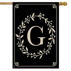 Briarwood Lane Classic Monogram Letter G House Flag Double-Sided 28" X 40"