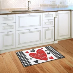 Checkered Valentine Doormat Indoor Outdoor 30" X 18" Briarwood Lane -Home Decor Store GUEST b1a8bc36 acb0 4afa aa61 ecae238777ee