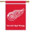 Briarwood Lane Detroit Red Wings House Flag NHL Licensed 28" X 40"
